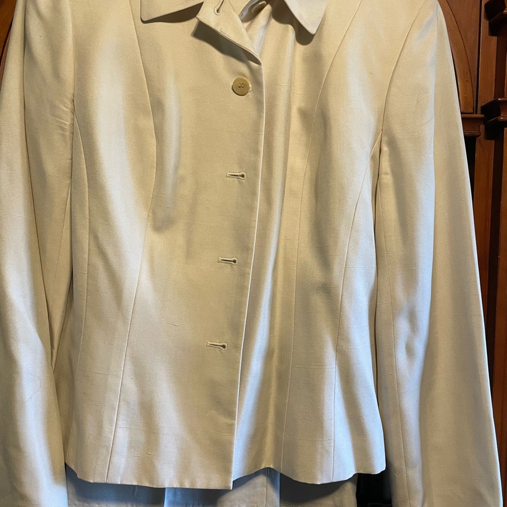Ann Taylor Cream Women's Blazer